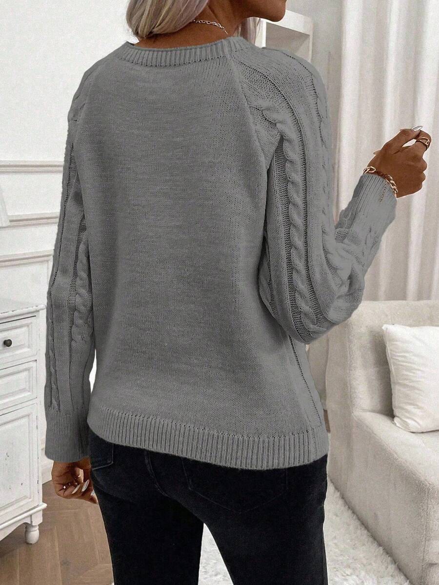 Betsy™ | Button-Detail Cable Jumper