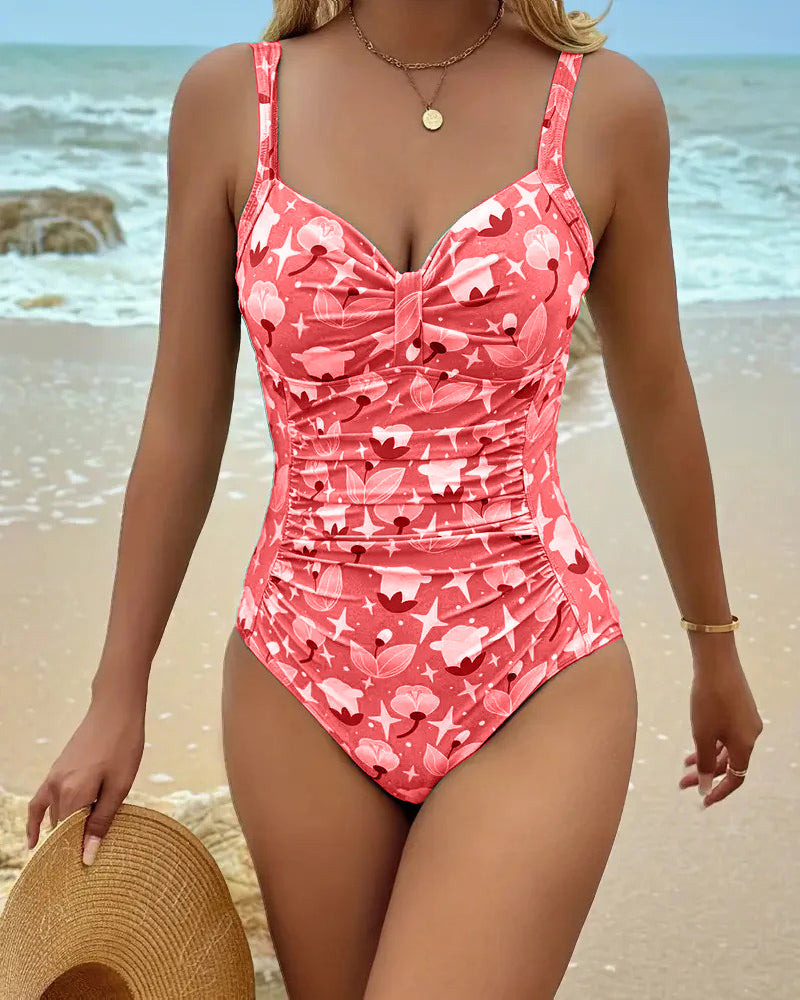 Clara | Tankini Impreso de Una Pieza