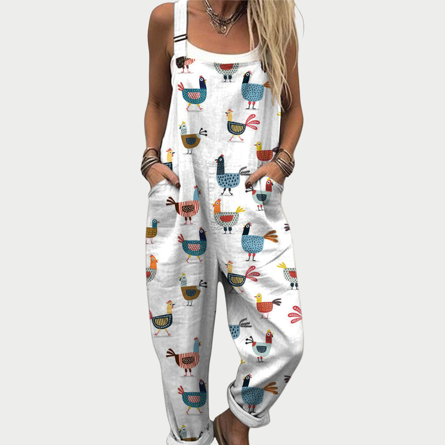 Alba | Crisp White Overalls