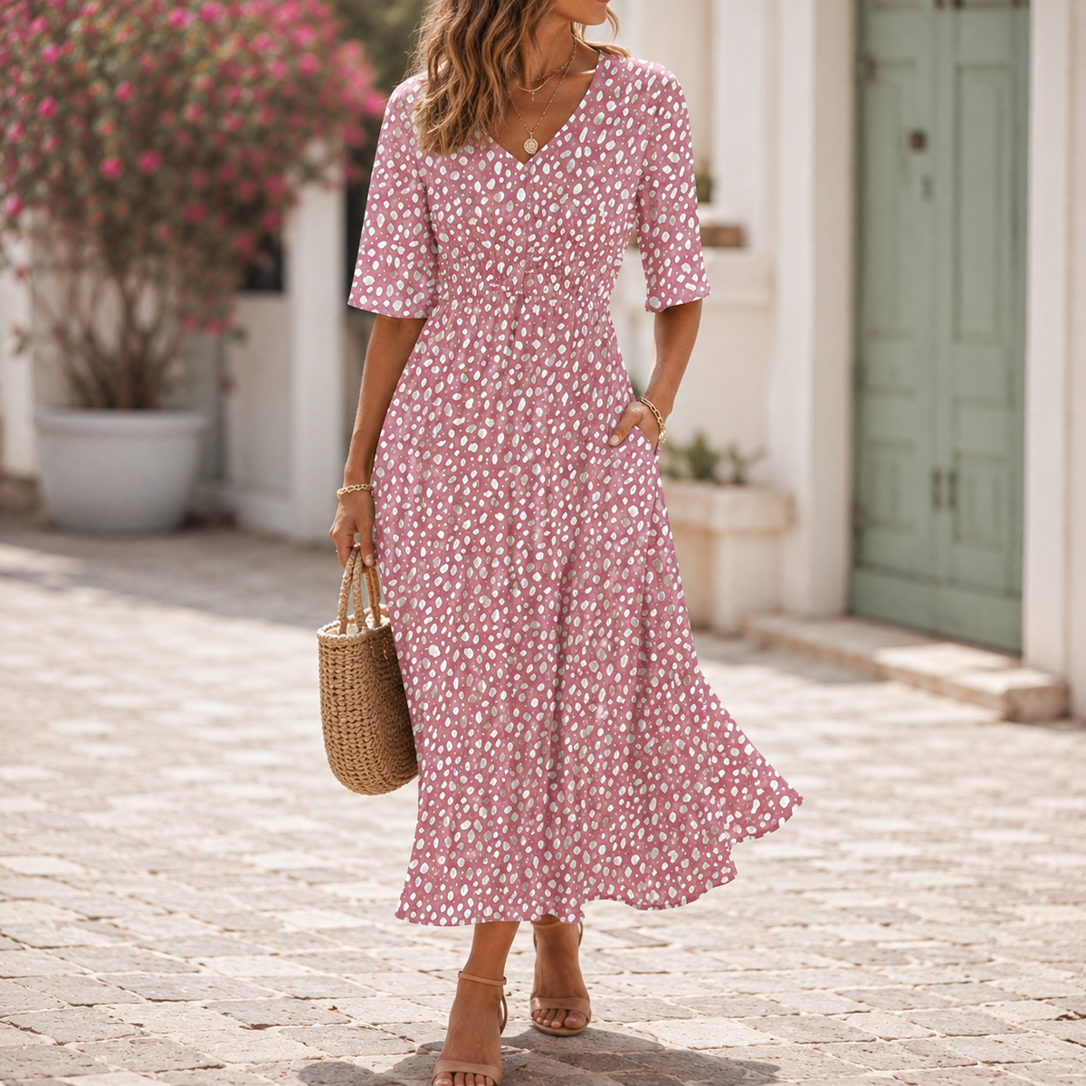Tess™ | Flattering & Elegant Midi Dress