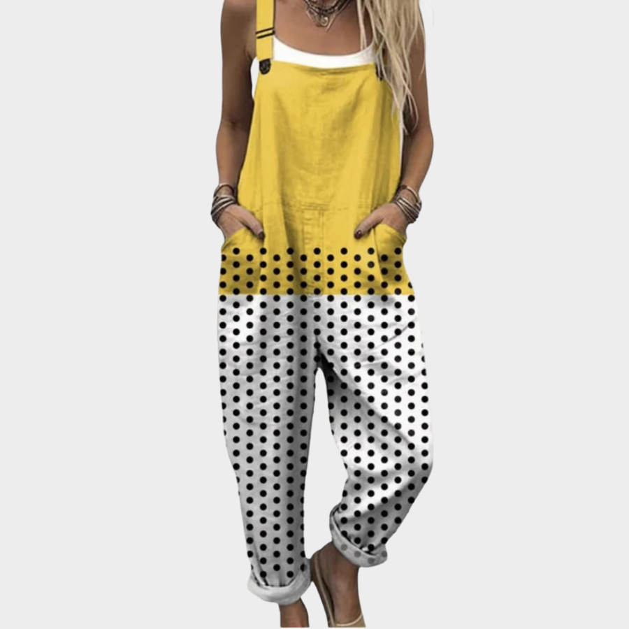 Breezy | Lemon Print Overalls