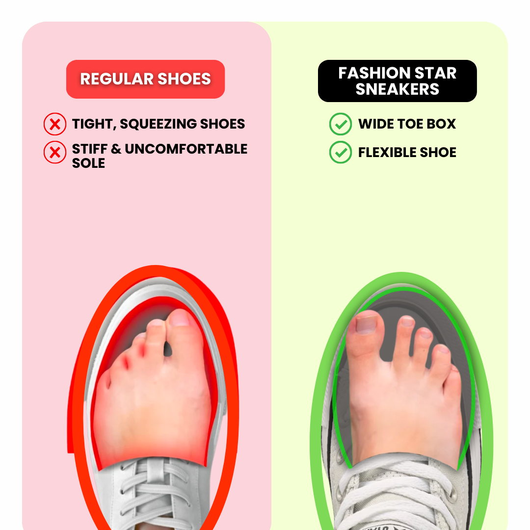 FASHION STAR | TRENDY ORTHOPEDIC SNEAKERS