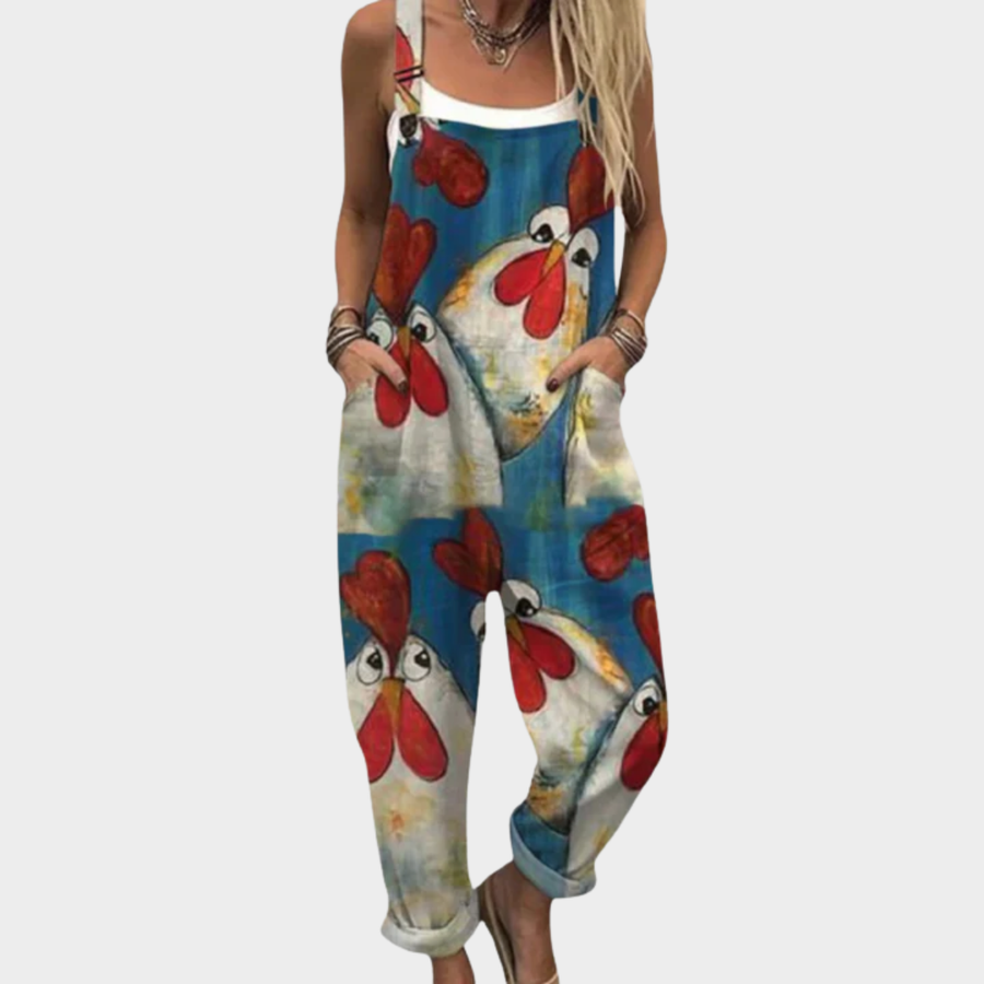 Poppy | Wildflower Print Overalls
