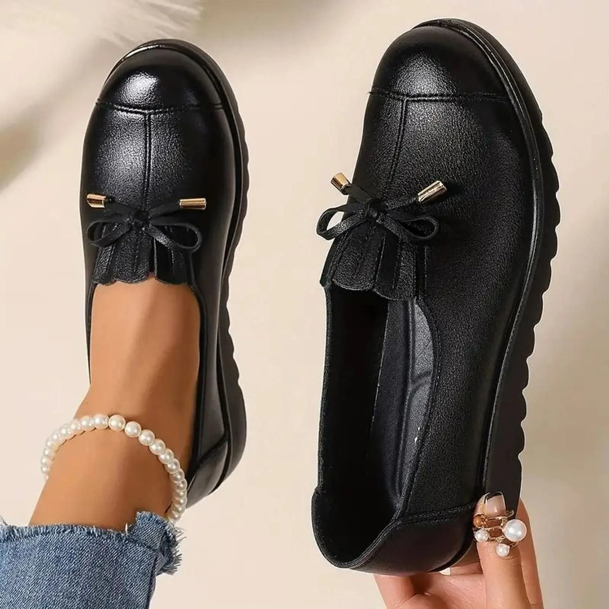 Phaedra - Comfortable slip-ons with a soft sole