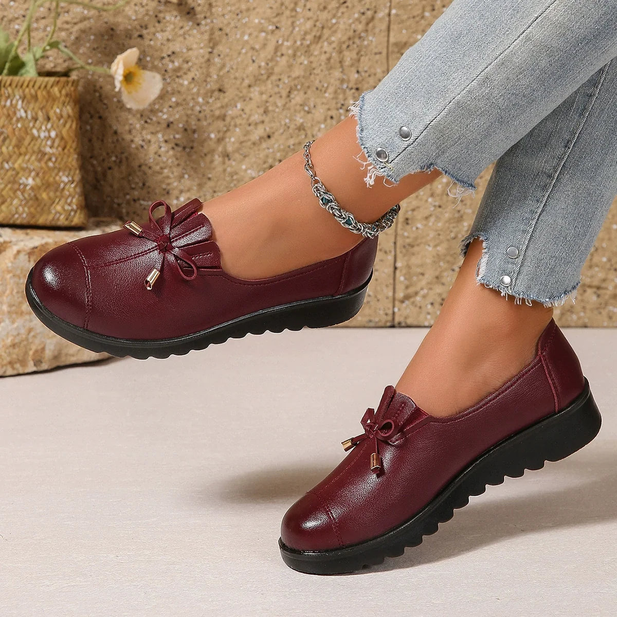 Phaedra - Comfortable slip-ons with a soft sole