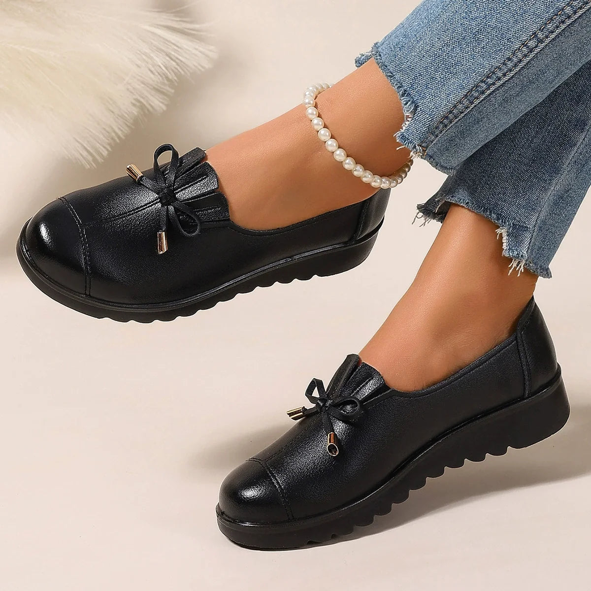 Phaedra - Comfortable slip-ons with a soft sole