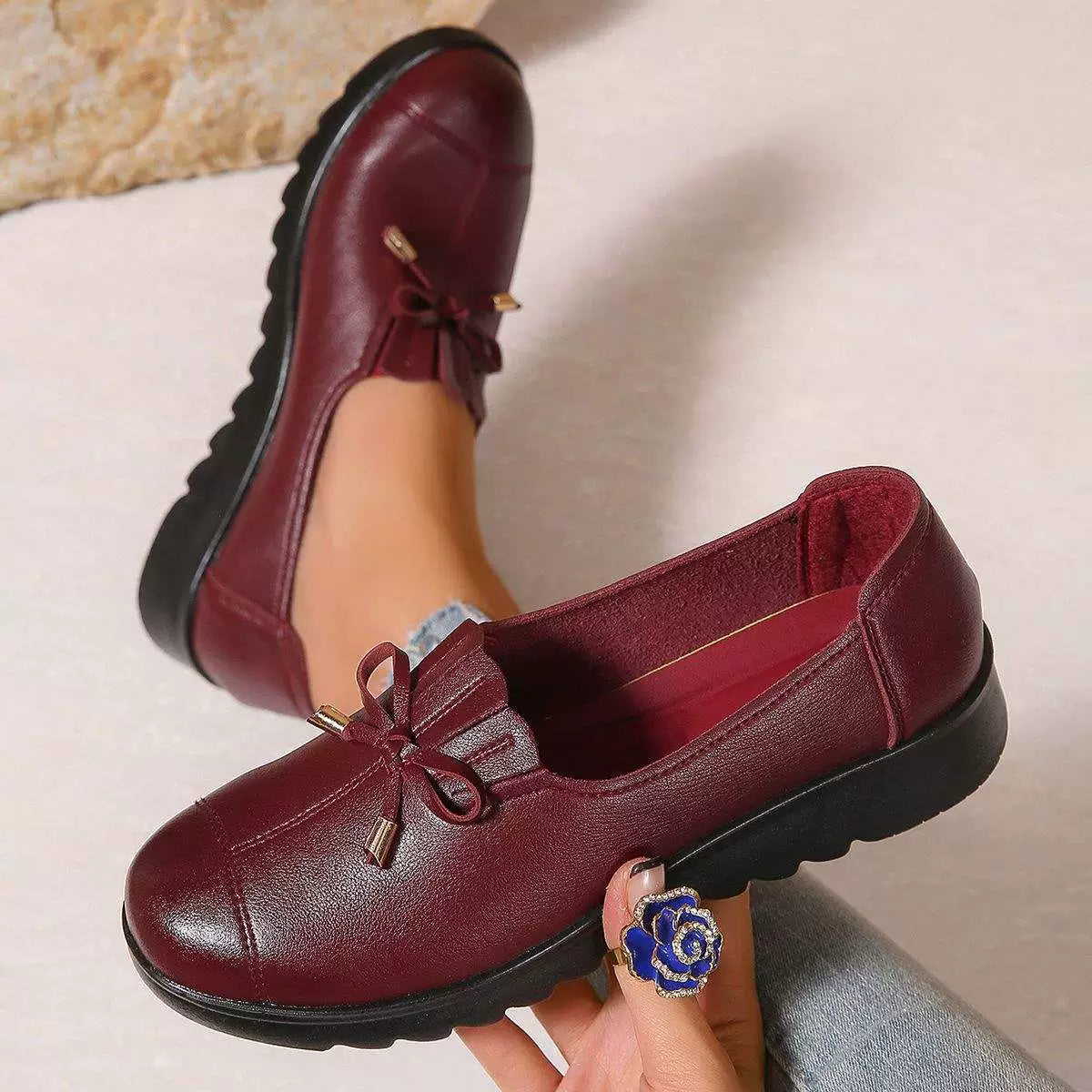 Phaedra - Comfortable slip-ons with a soft sole