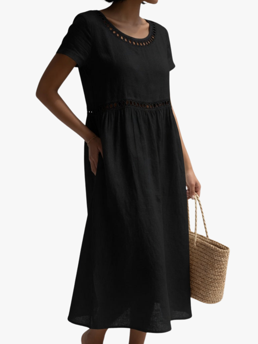 EMBROIDERED DRESS FOR WOMEN