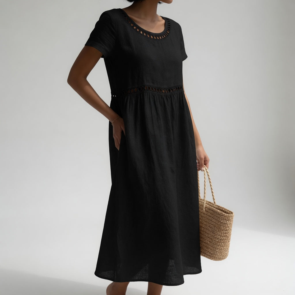EMBROIDERED DRESS FOR WOMEN