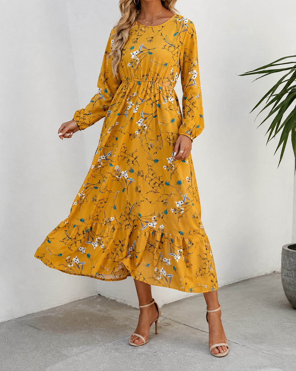 Marigold | Wildflower Meadow Maxi Dress