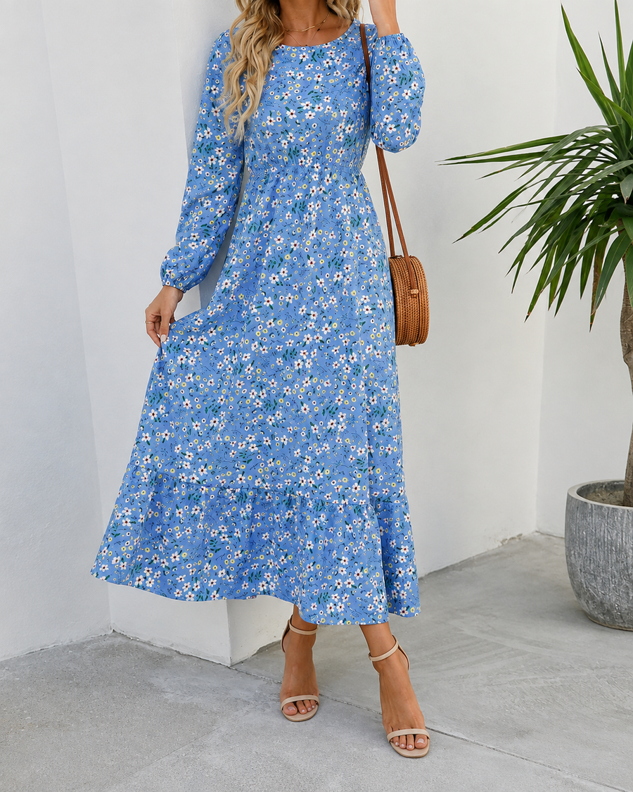 Luna | Wildflower Garden Maxi Dress