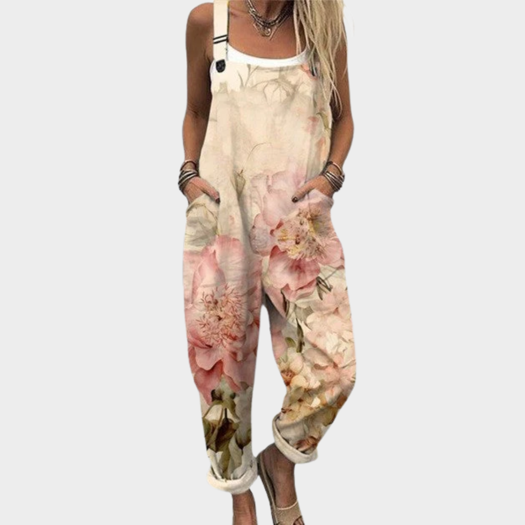 Oat | Warm Beige Overalls