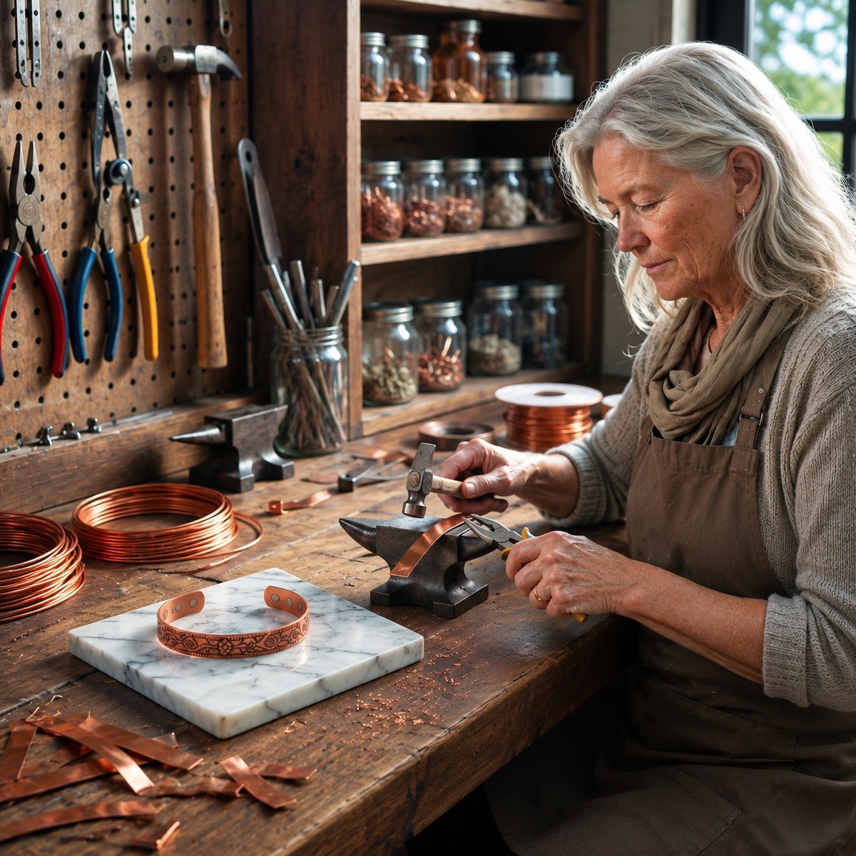 Gust Copper Bracelet