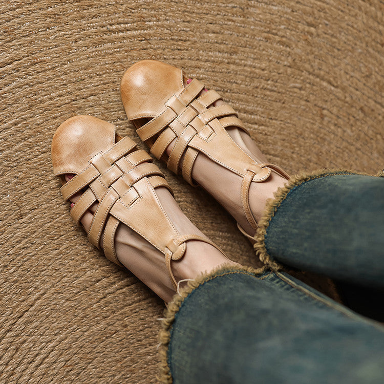 Solene | Orthopedic Leather Ballet Flats