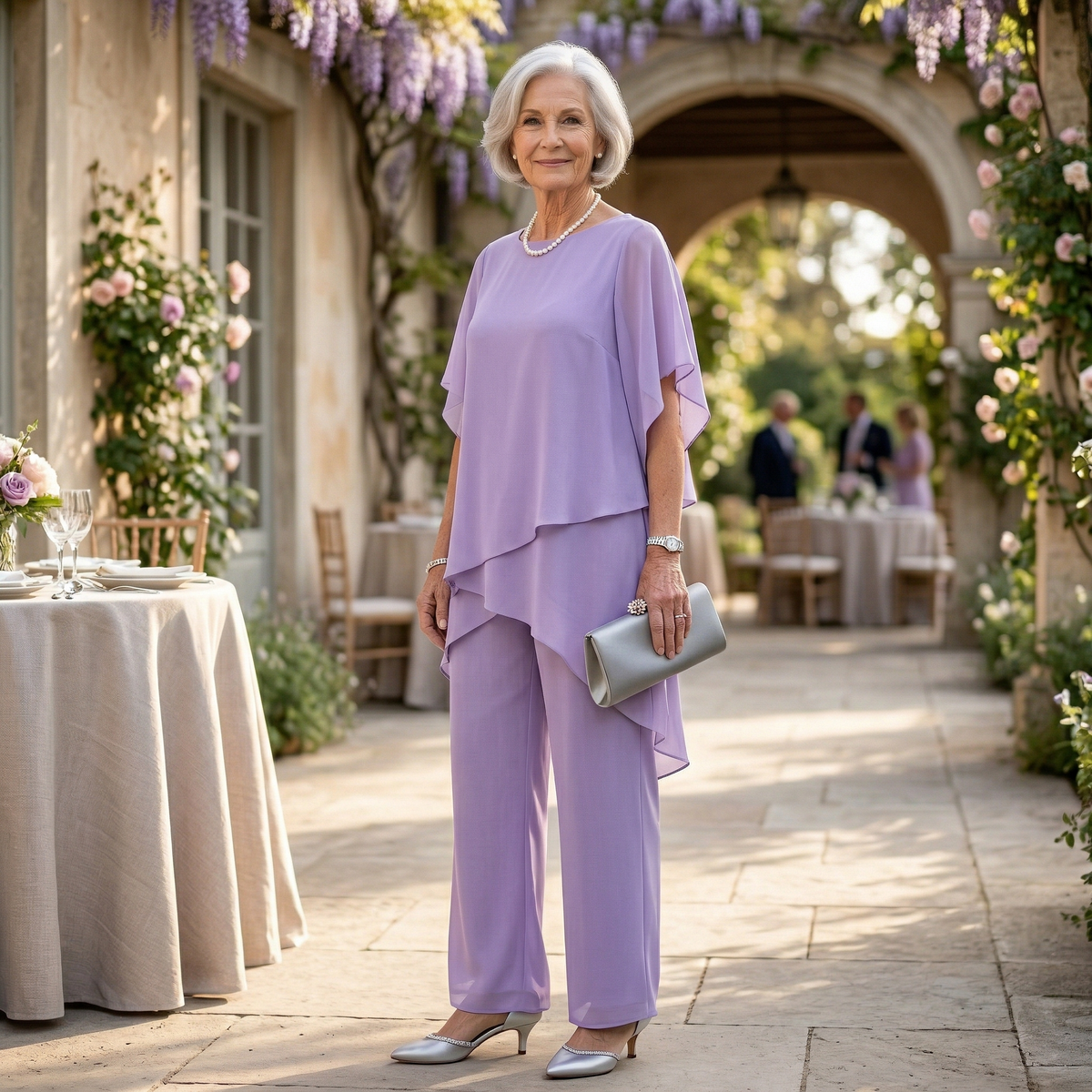 Sharyn™ | Tiered Tunic & Trouser Set