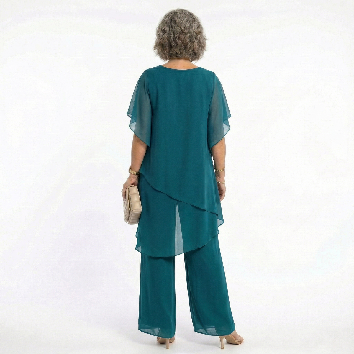 Sharyn™ | Tiered Tunic & Trouser Set