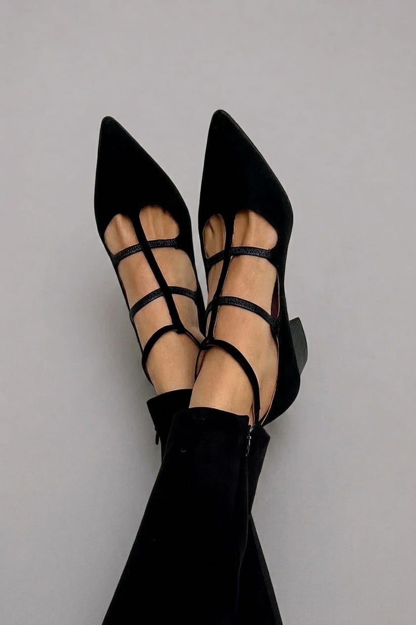 Giulia | Pointed Heels with Straps