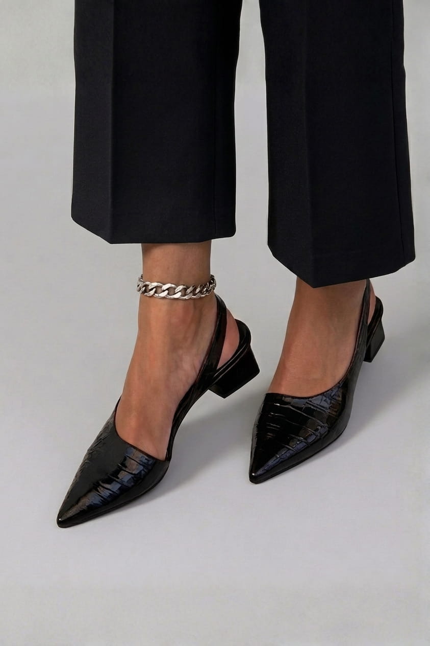 Elisa | Wide-Toe Block Heels