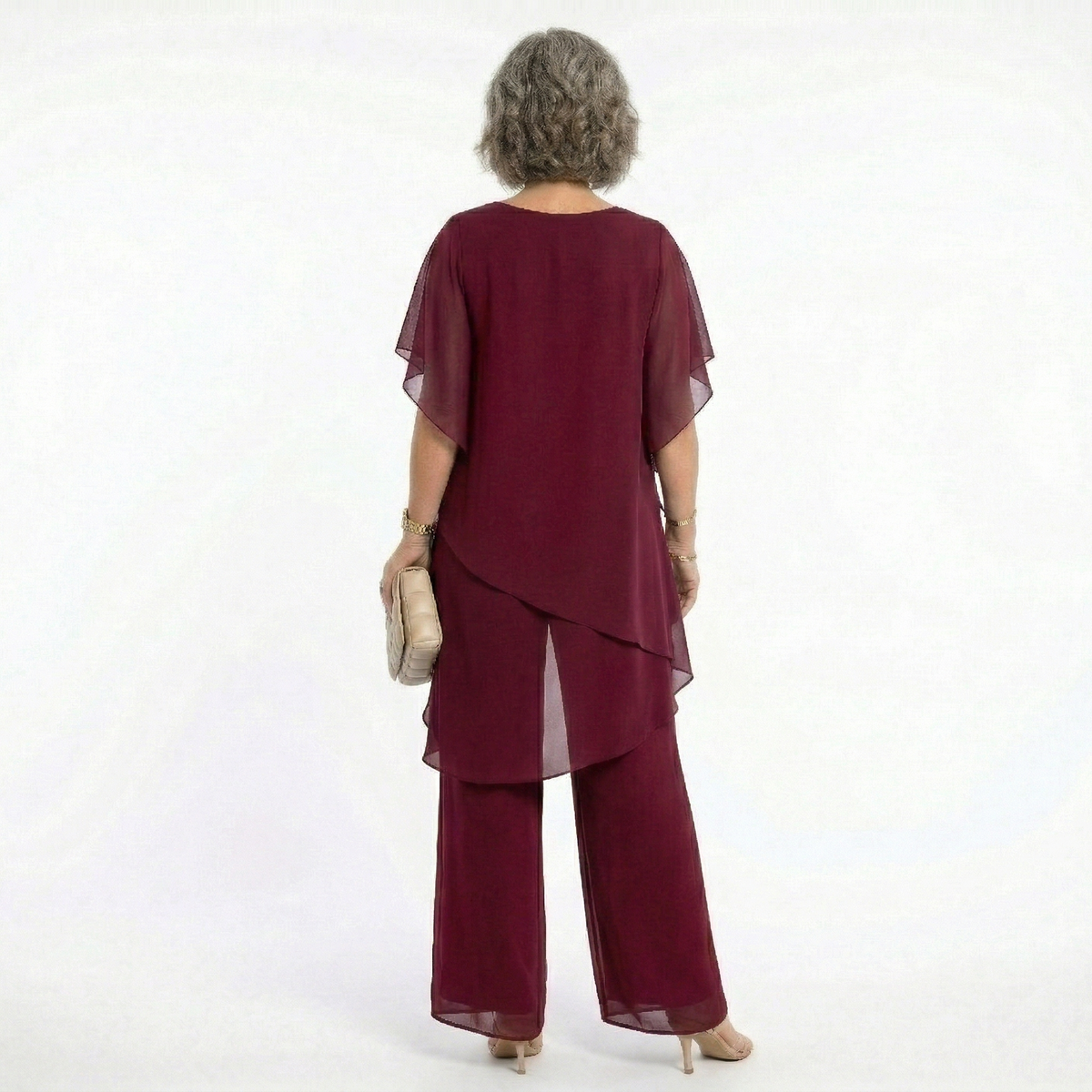 Sharyn™ | Tiered Tunic & Trouser Set
