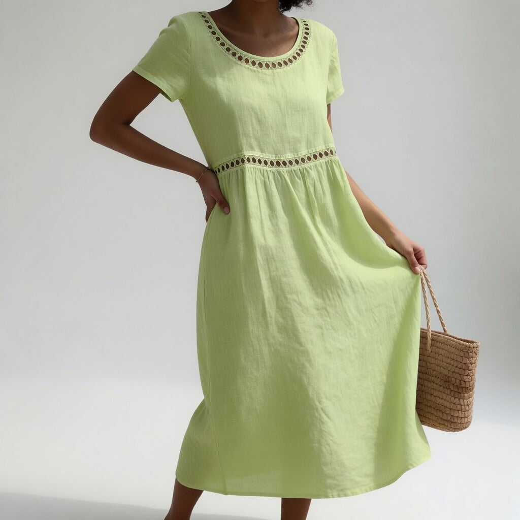EMBROIDERED DRESS FOR WOMEN