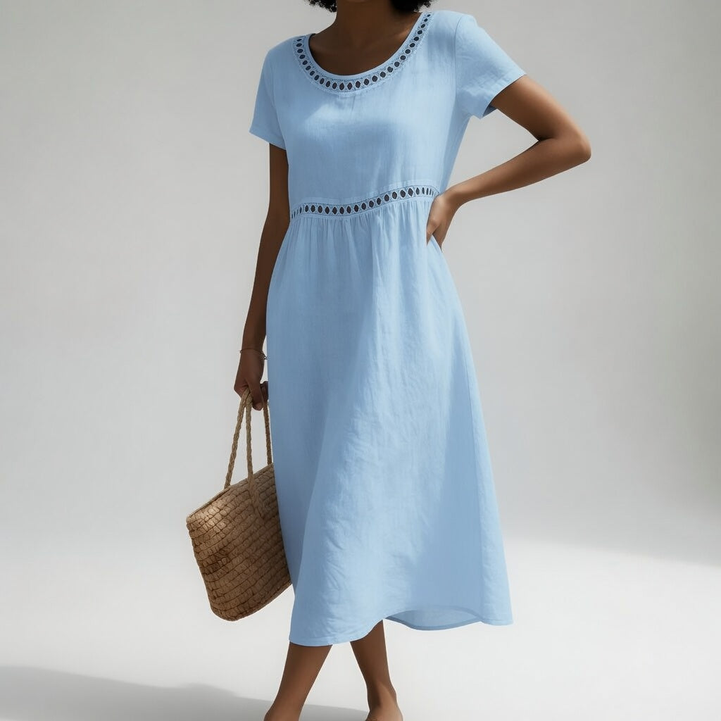 EMBROIDERED DRESS FOR WOMEN