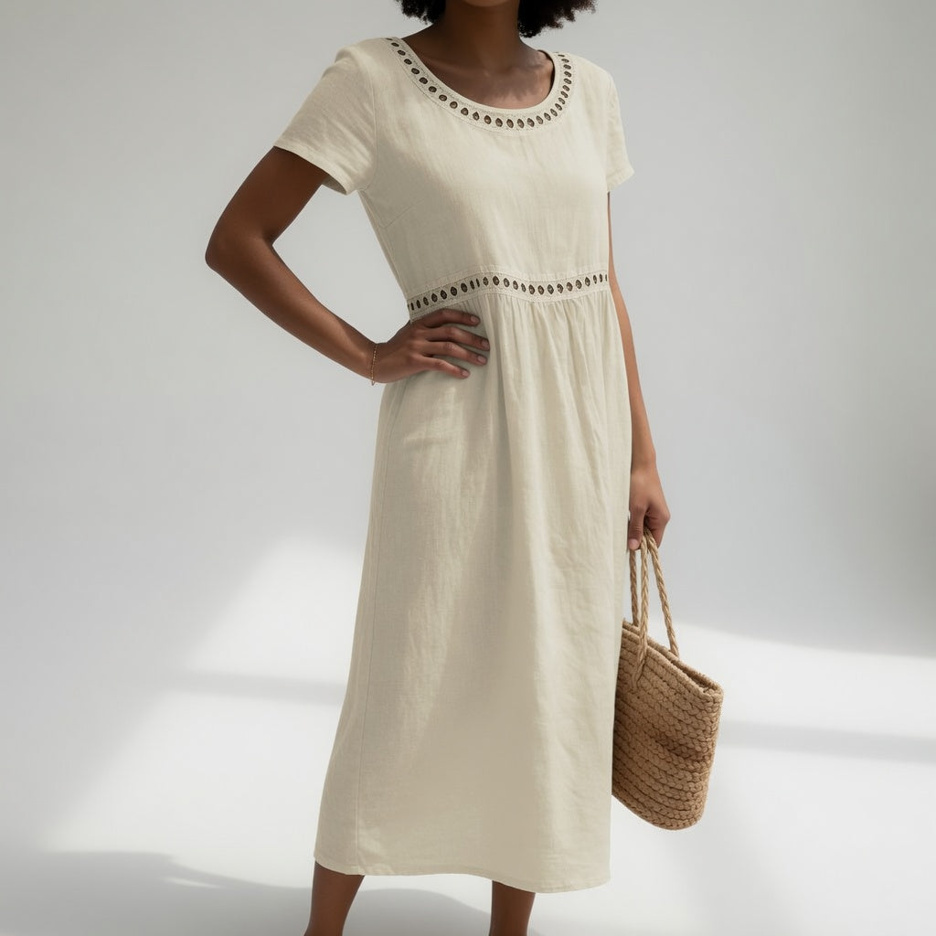 EMBROIDERED DRESS FOR WOMEN