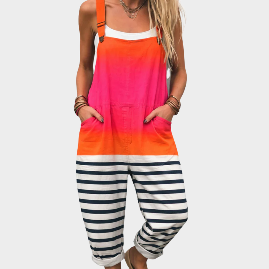 Peach | Pastel Bloom Overalls