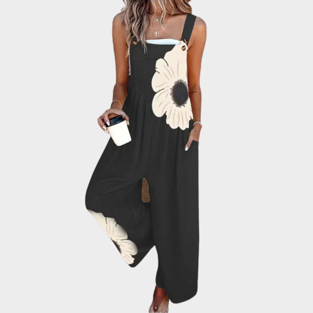 Harper | Classic Black Overalls