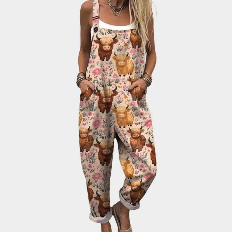 Carnival | Festive Print Overalls