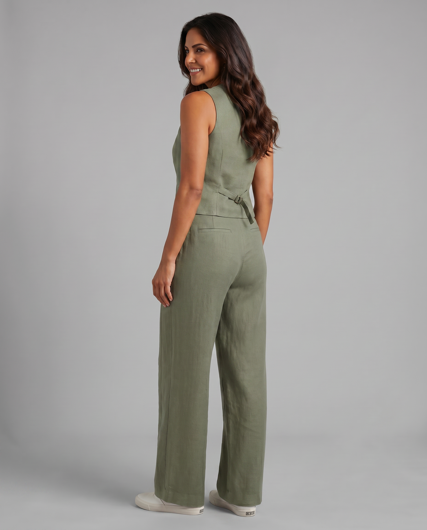 Valentina Moreau | Tailored Linen Co-Ord Set For Women