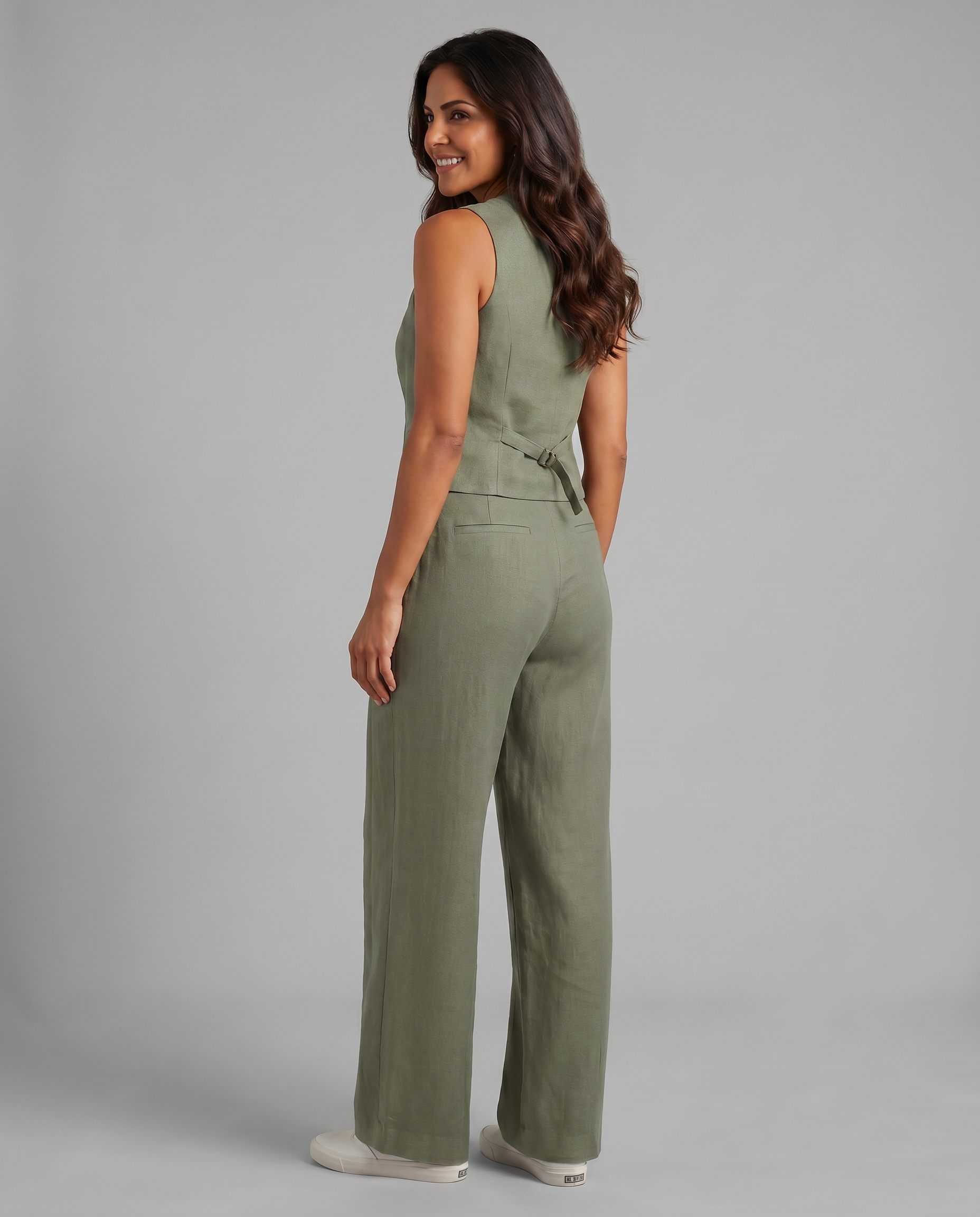 Valentina Moreau | Tailored Linen Co-Ord Set For Women