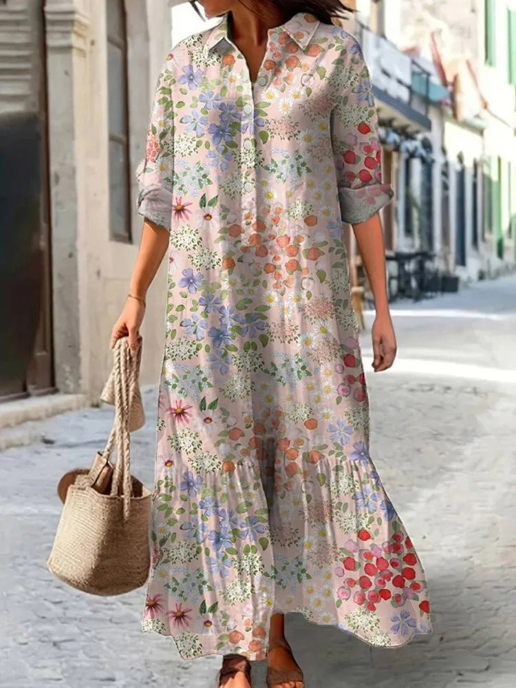 Rosalie | Wildflower Meadow Maxi Dress