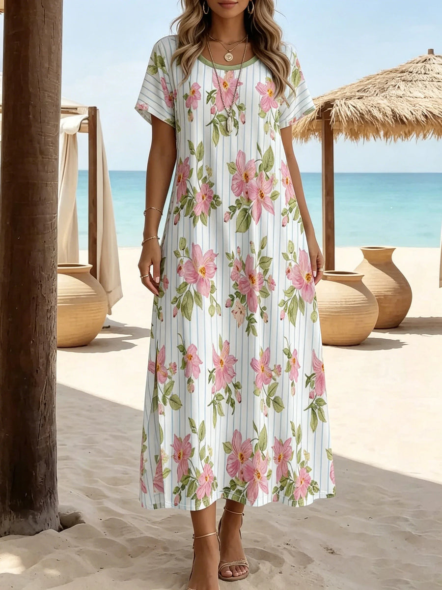 Isla | Vintage Garden Mini Dress