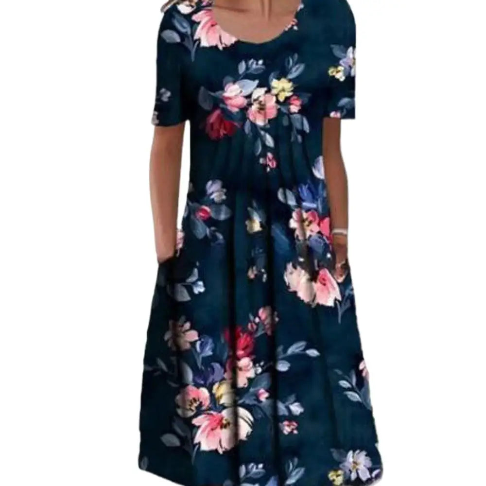 Vivi™ - Floral Pocket Mini Dress