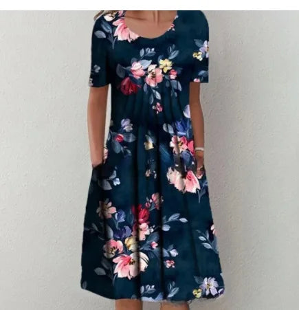 Vivi™ - Floral Pocket Mini Dress