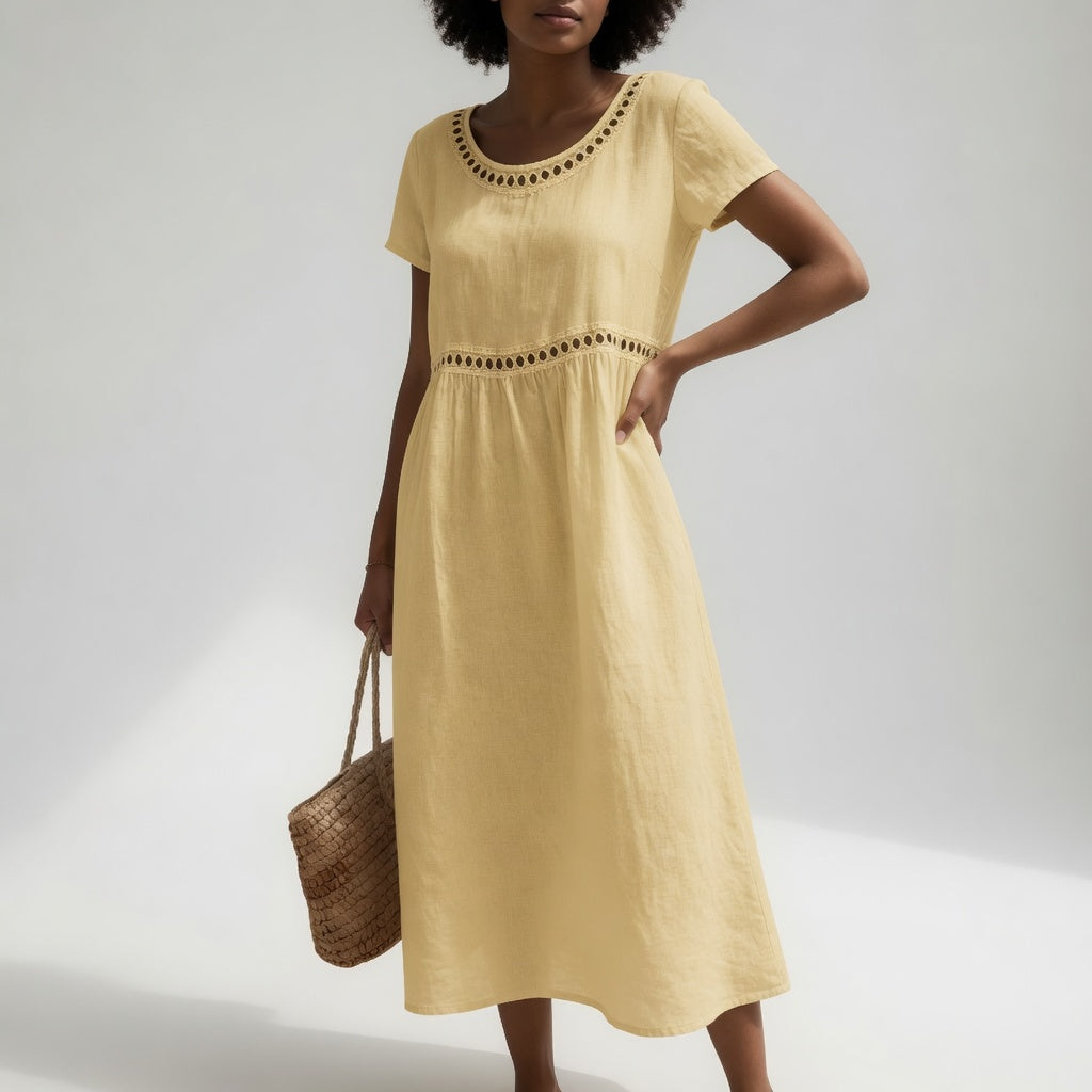 EMBROIDERED DRESS FOR WOMEN