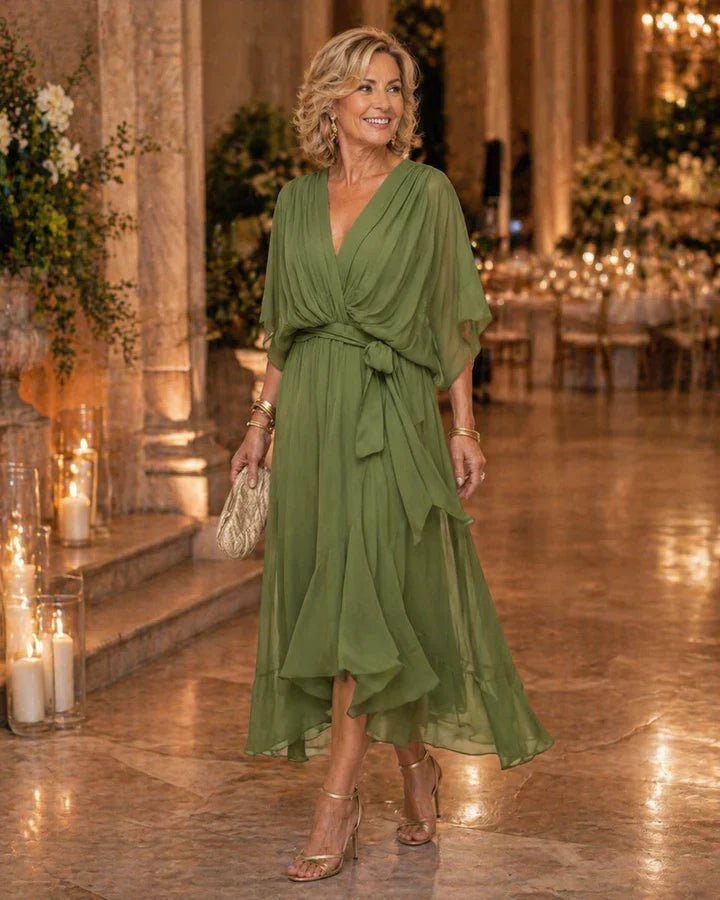 Anais | Elegant V-Neck Dress