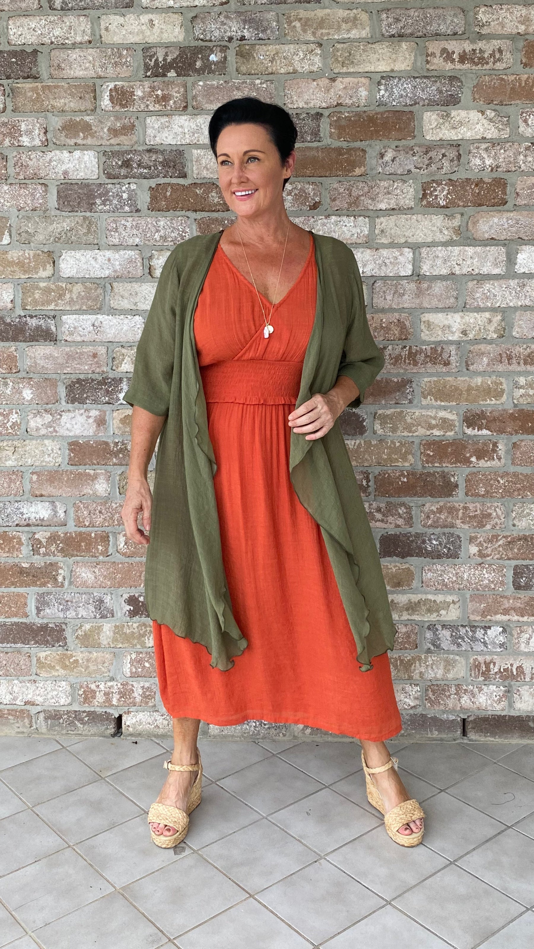 Fleur | Infinity Jacket in Olive
