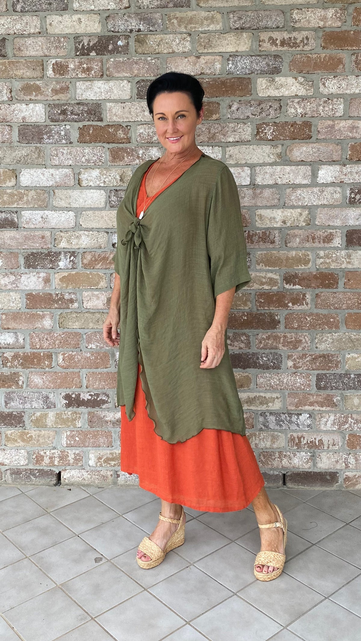 Fleur | Infinity Jacket in Olive