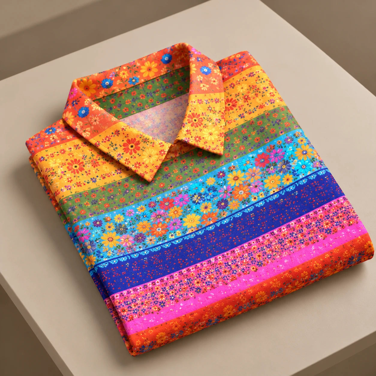 A proper collar, and not a button in sight