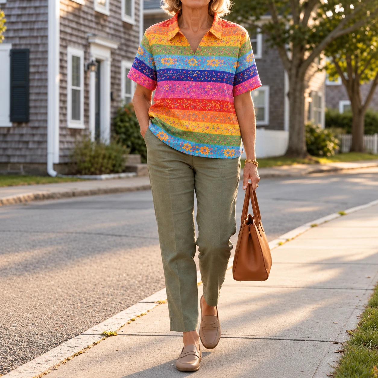 A relaxed fit with sleeves that flatter